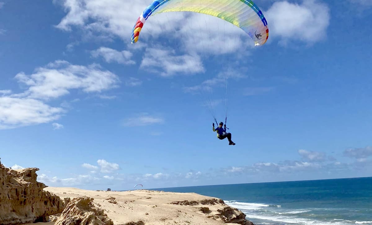 Soaring in Aglou, Morocco!